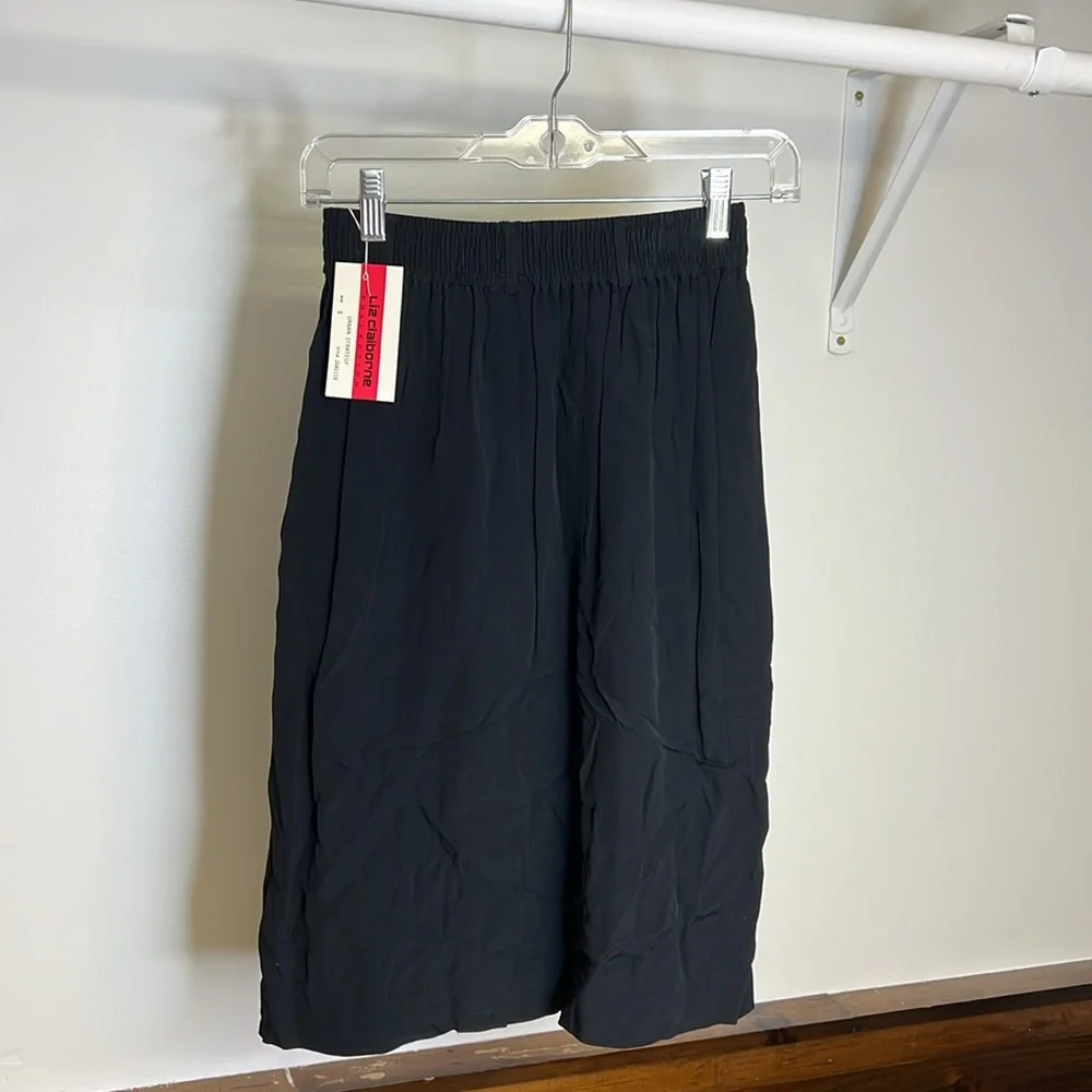 NWT Liz Claiborne Collection Black‎ Skirt Deadstock- S